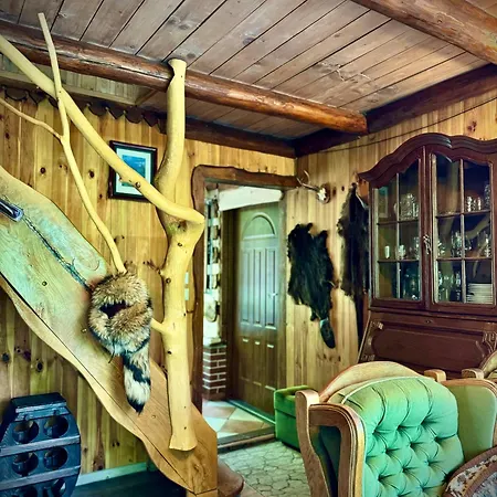 Lesna Z Prywatnym Stawem, Jezioro, Sauna Drzewiany